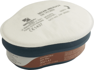 Filter proti plynom a prachu A1P2 SECURA