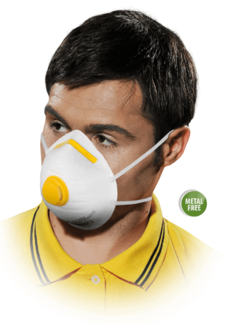 Respirátor s ventilom EASY FFP1 bez kovových prvkov 20ks