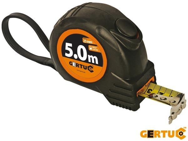 Pracovný meter praktický 5m x 25 mm Pracovný meter praktický 5m x 25 mm