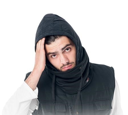 Kapucňa so šálom SMART Kapucňa so šálom SMART