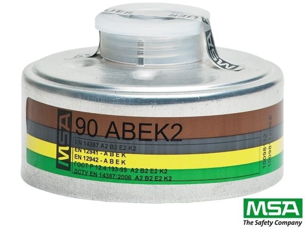 Univerzálny filter A2B2E2K2 do celomasiek MSA Univerzálny filter A2B2E2K2 do celomasiek MSA