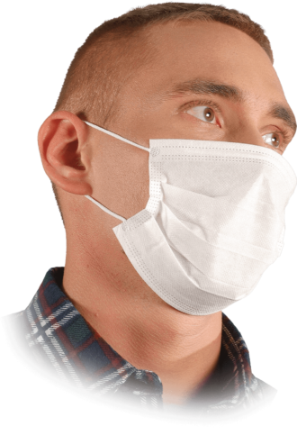 Hygienické rúška 100ks SMART biele