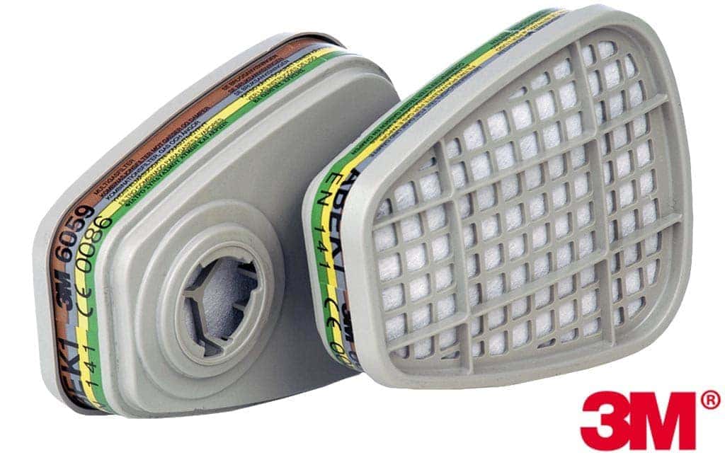 Filter proti plynom a parám 3M™ 6059 ABEK1 2ks v balení Filter proti plynom a parám 3M™ 6059 ABEK1 2ks v balení