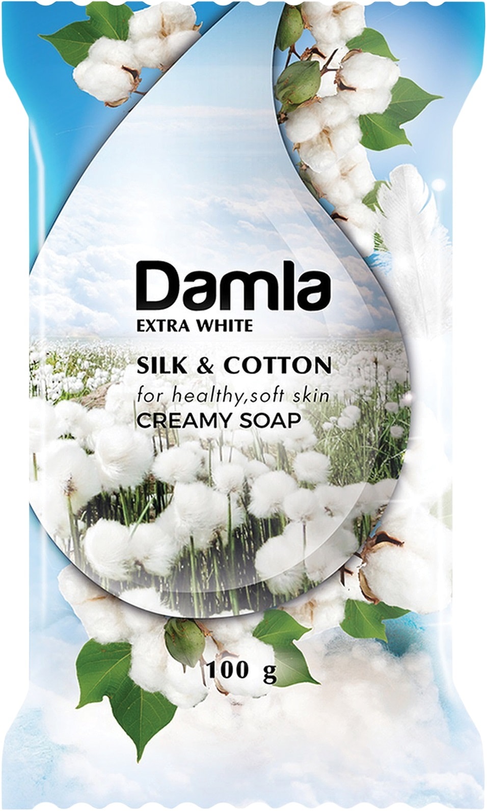 Tuhé zvhlčujúce mydlo DAMLA JB 100g COTTON Tuhé zvhlčujúce mydlo DAMLA JB 100g COTTON