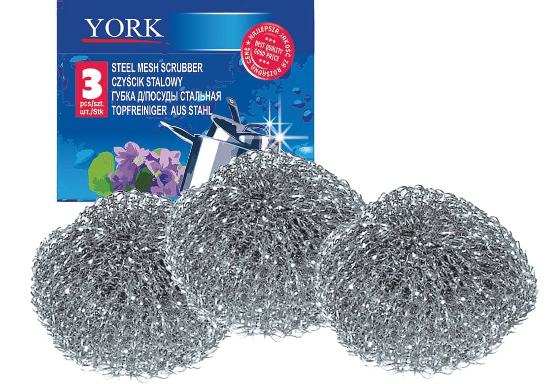 Kovové hubky na riad YORK 3ks Kovové hubky na riad YORK 3ks