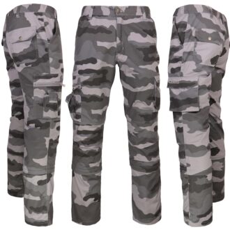 Maskáčové nohavice 2v1 HUNTER CAMU GREY