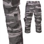 Maskáčové nohavice 2v1 HUNTER CAMU GREY