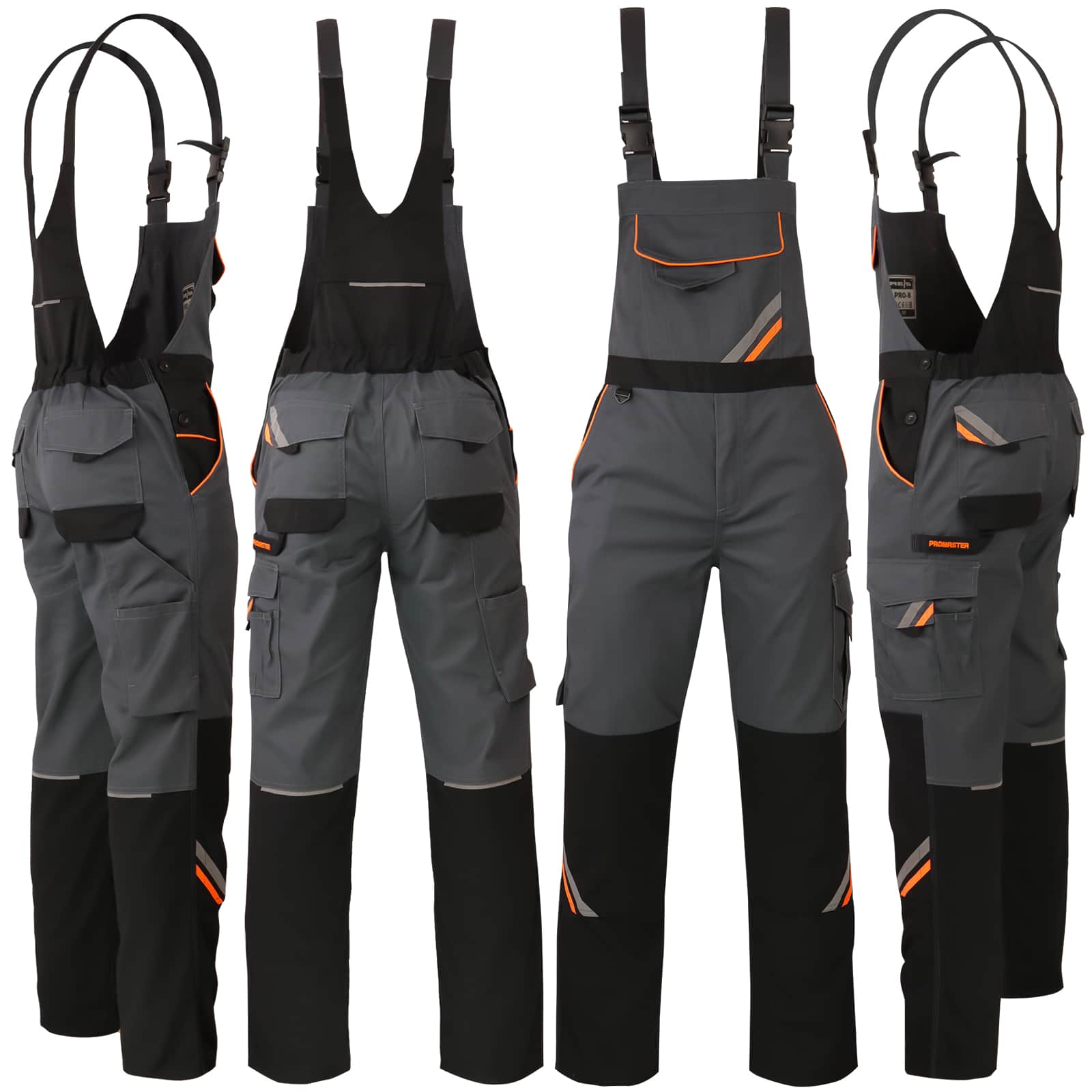 Pracovné montérky na traky PRO GREY DUAL Pracovné montérky na traky PRO GREY DUAL