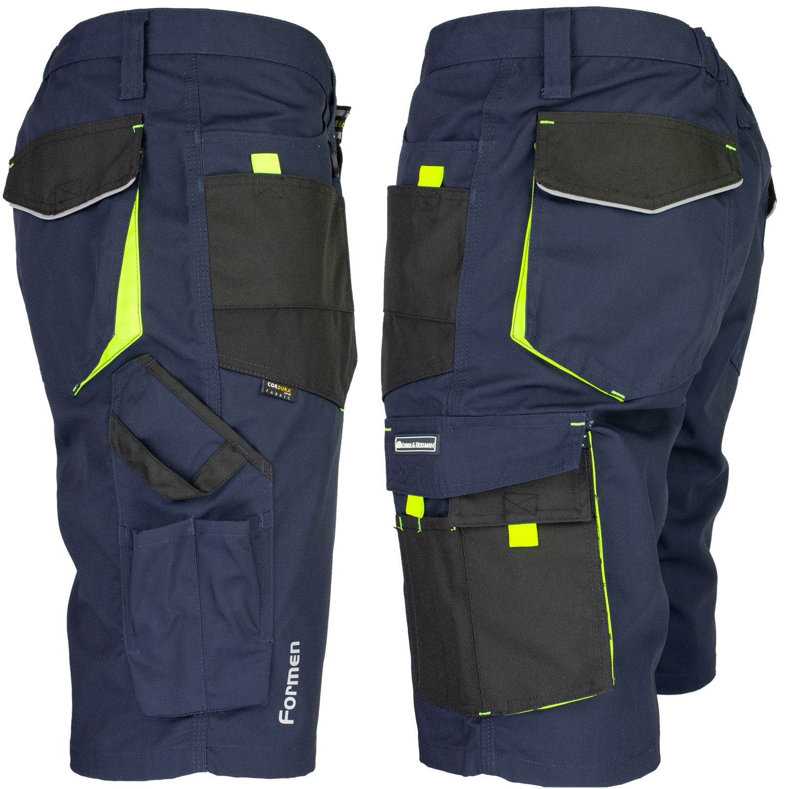 Monterkové kraťasy PROFI NAVY GELB 2.0 Monterkové kraťasy PROFI NAVY GELB 2.0