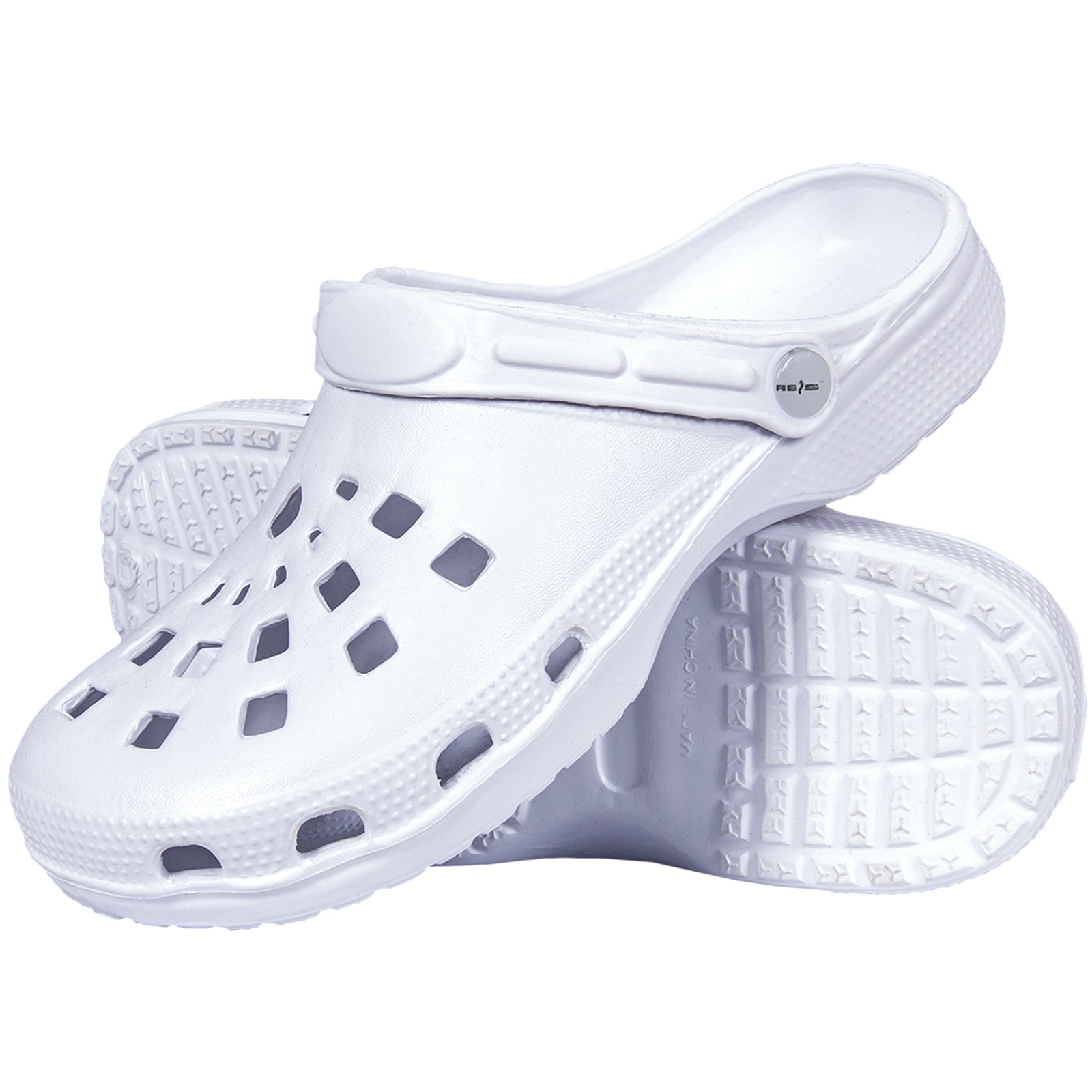 Biele kroksy DOT WHITE Biele kroksy DOT WHITE