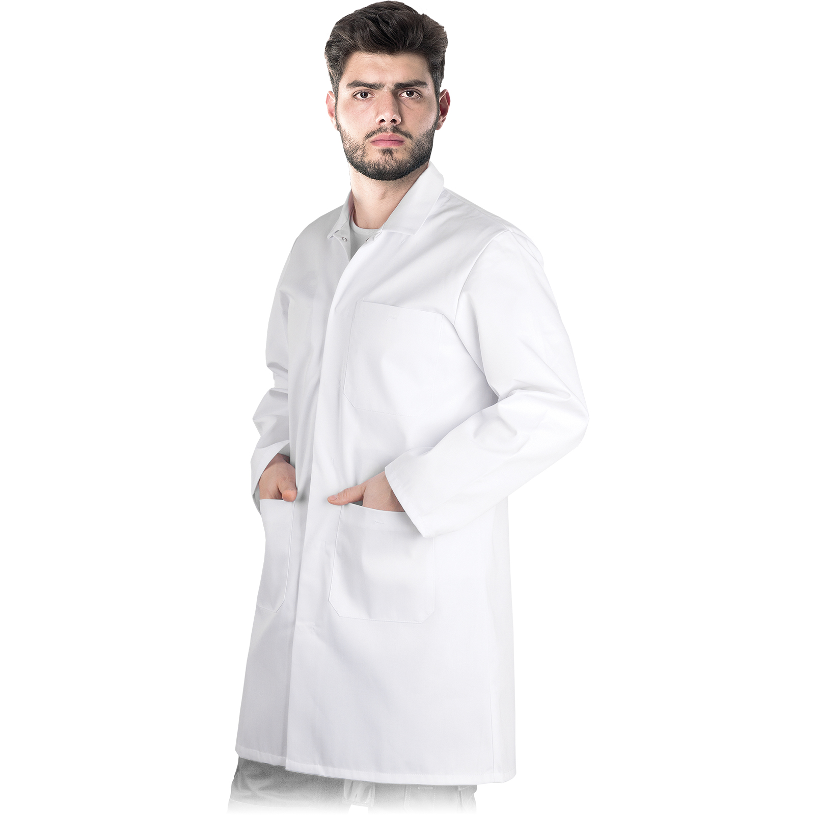 Zdravotnícky plášť pánsky HCL 230g Zdravotnícky plášť pánsky HCL 230g
