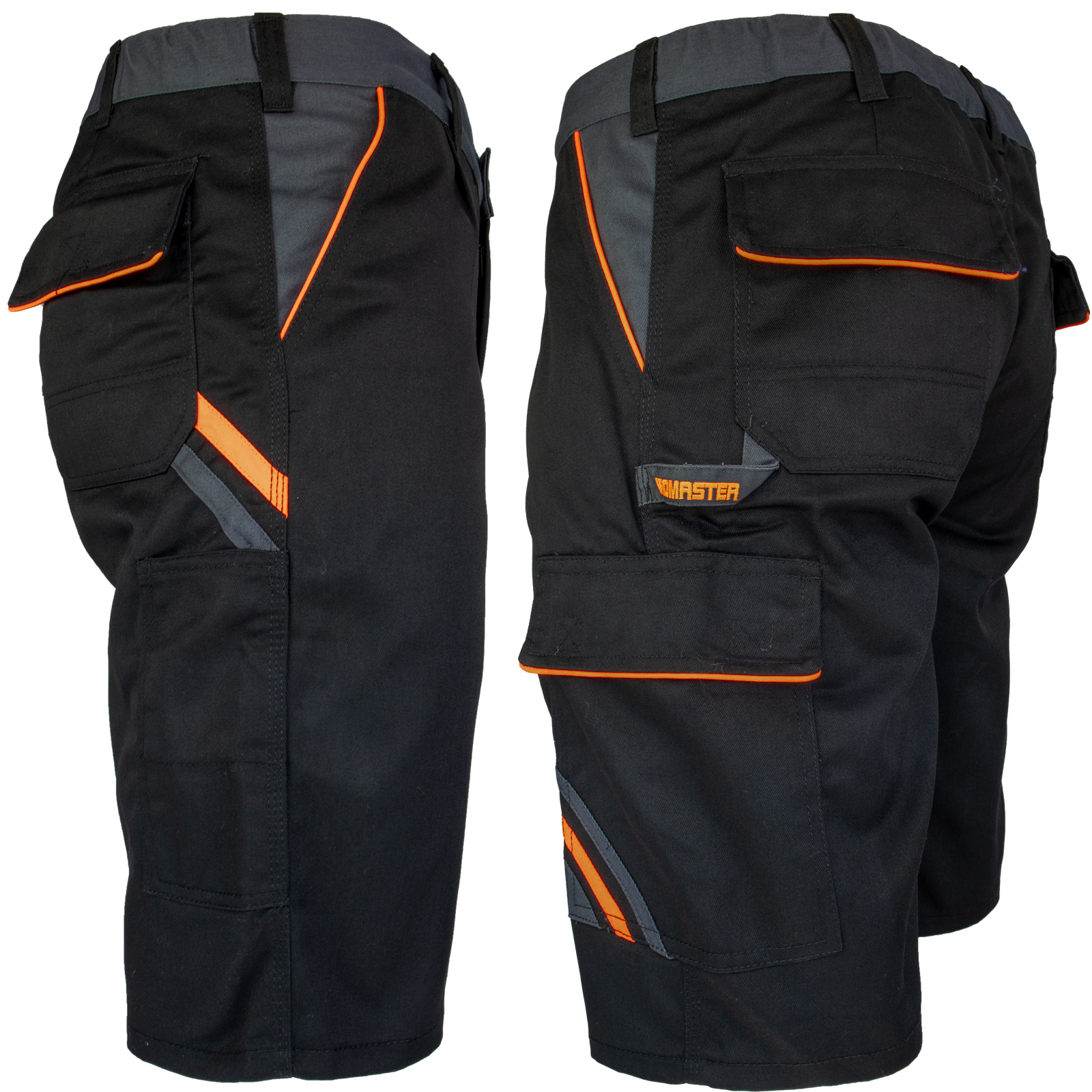 Pracovné monterkové kraťasy PRO BLACK Pracovné monterkové kraťasy PRO BLACK