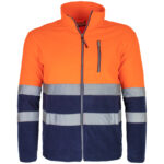 Reflexná flísová mikina PROFI HIVIS NAVY