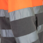 Fleecová pracovná mikina PROFI HIVIS GREY