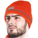 Zimná fluorescenčná pracovná čiapka SIMPLE VIS