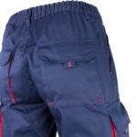 Pracovné nohavice s elastanom MANNLAND NAVY RED