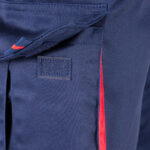 Pracovné nohavice s elastanom MANNLAND NAVY RED