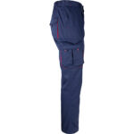 Pracovné nohavice s elastanom MANNLAND NAVY RED