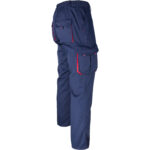 Pracovné nohavice s elastanom MANNLAND NAVY RED