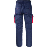 Pracovné nohavice s elastanom MANNLAND NAVY RED