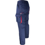 Pracovné nohavice s elastanom MANNLAND NAVY RED