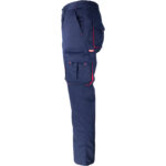 Pracovné nohavice s elastanom MANNLAND NAVY RED