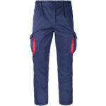 Pracovné nohavice s elastanom MANNLAND NAVY RED