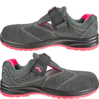 Dámske pracovné sandále STORK SAN PINK S1
