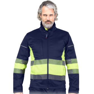 Elastická pracovná bunda MANNLAND HIVIS NAVY