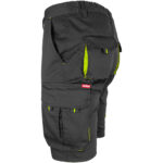Montérkové kraťasy s elastanom MANNLAND BLACK YELLOW