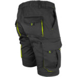 Montérkové kraťasy s elastanom MANNLAND BLACK YELLOW