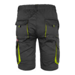 Montérkové kraťasy s elastanom MANNLAND BLACK YELLOW