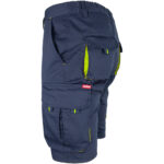 Montérkové kraťasy s elastanom MANNLAND NAVY YELLOW