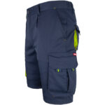 Montérkové kraťasy s elastanom MANNLAND NAVY YELLOW