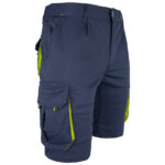 Montérkové kraťasy s elastanom MANNLAND NAVY YELLOW