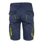 Montérkové kraťasy s elastanom MANNLAND NAVY YELLOW