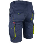 Montérkové kraťasy s elastanom MANNLAND NAVY YELLOW
