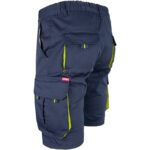 Montérkové kraťasy s elastanom MANNLAND NAVY YELLOW