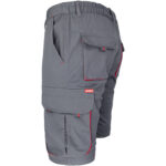 Montérkové kraťasy s elastanom MANNLAND GREY RED