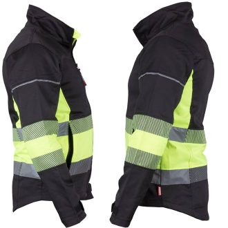Elastická pracovná bunda MANNLAND HIVIS BLACK