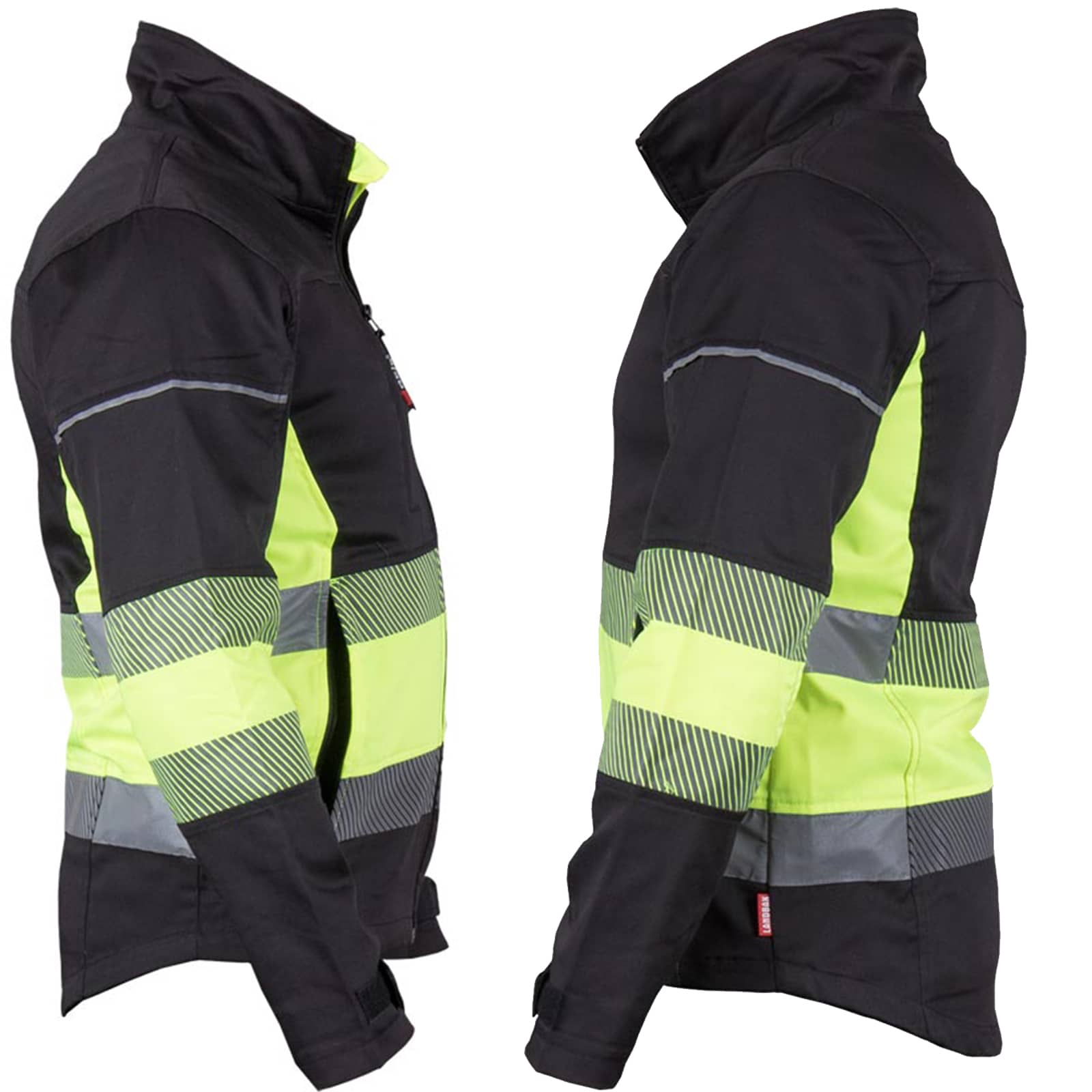 Elastická pracovná bunda MANNLAND HIVIS BLACK Elastická pracovná bunda MANNLAND HIVIS BLACK