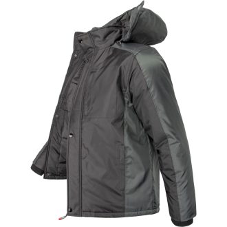 Zimná pracovná bunda s kapucňou BALTIC BLACK