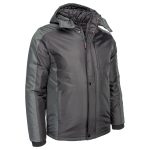 Zimná pracovná bunda s kapucňou BALTIC BLACK