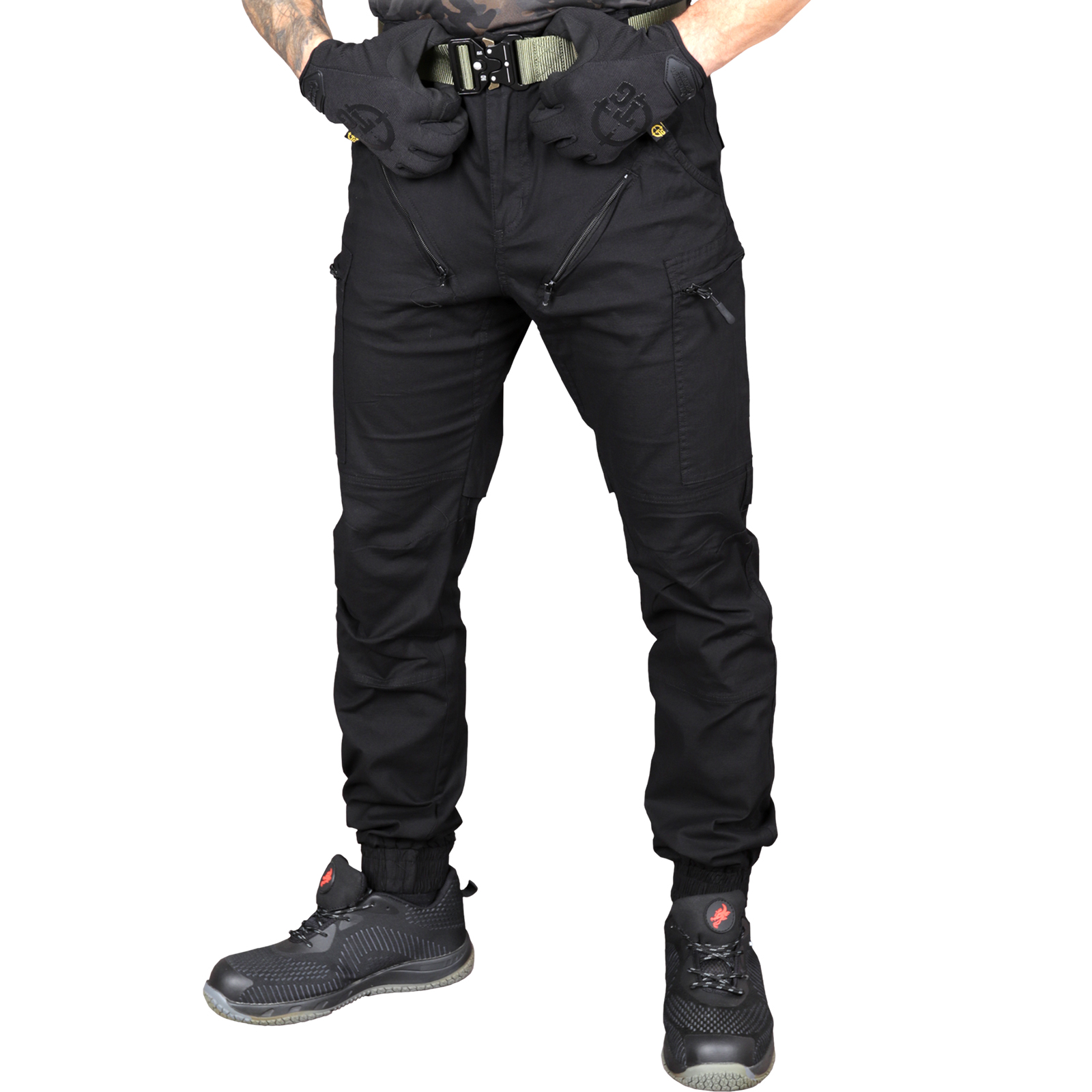 Taktické nohavice čierne Tactical Guard CARGO Taktické nohavice čierne Tactical Guard CARGO