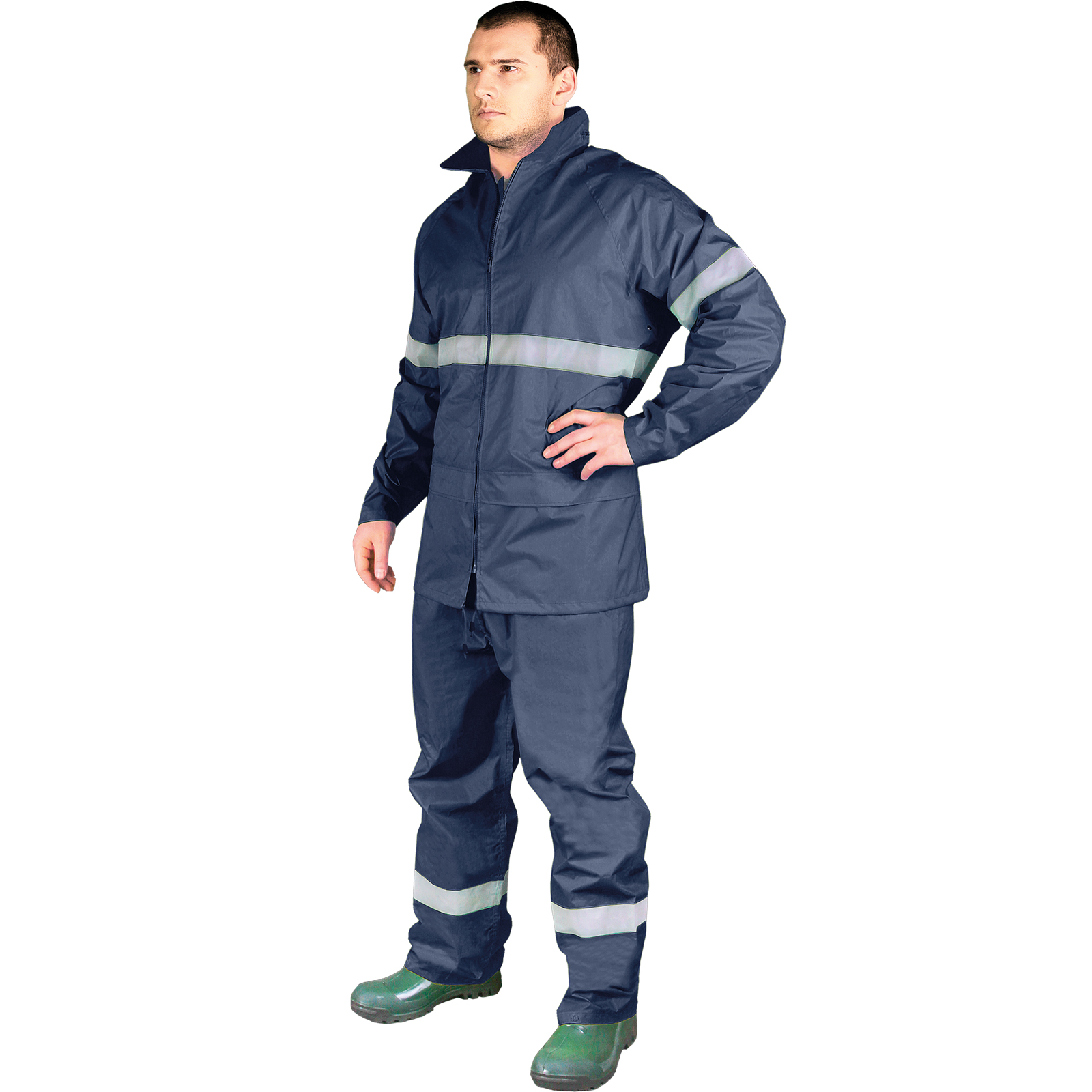 Reflexný komplet pršiplášť do dažďa RAINER Reflexný komplet pršiplášť do dažďa RAINER
