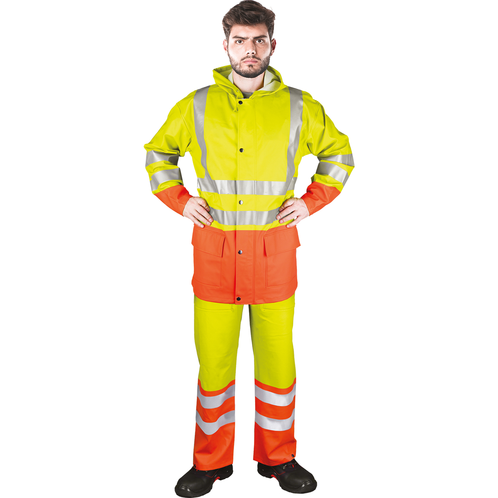 Reflexný komplet do dažďa TERO HIVIS DUO Reflexný komplet do dažďa TERO HIVIS DUO