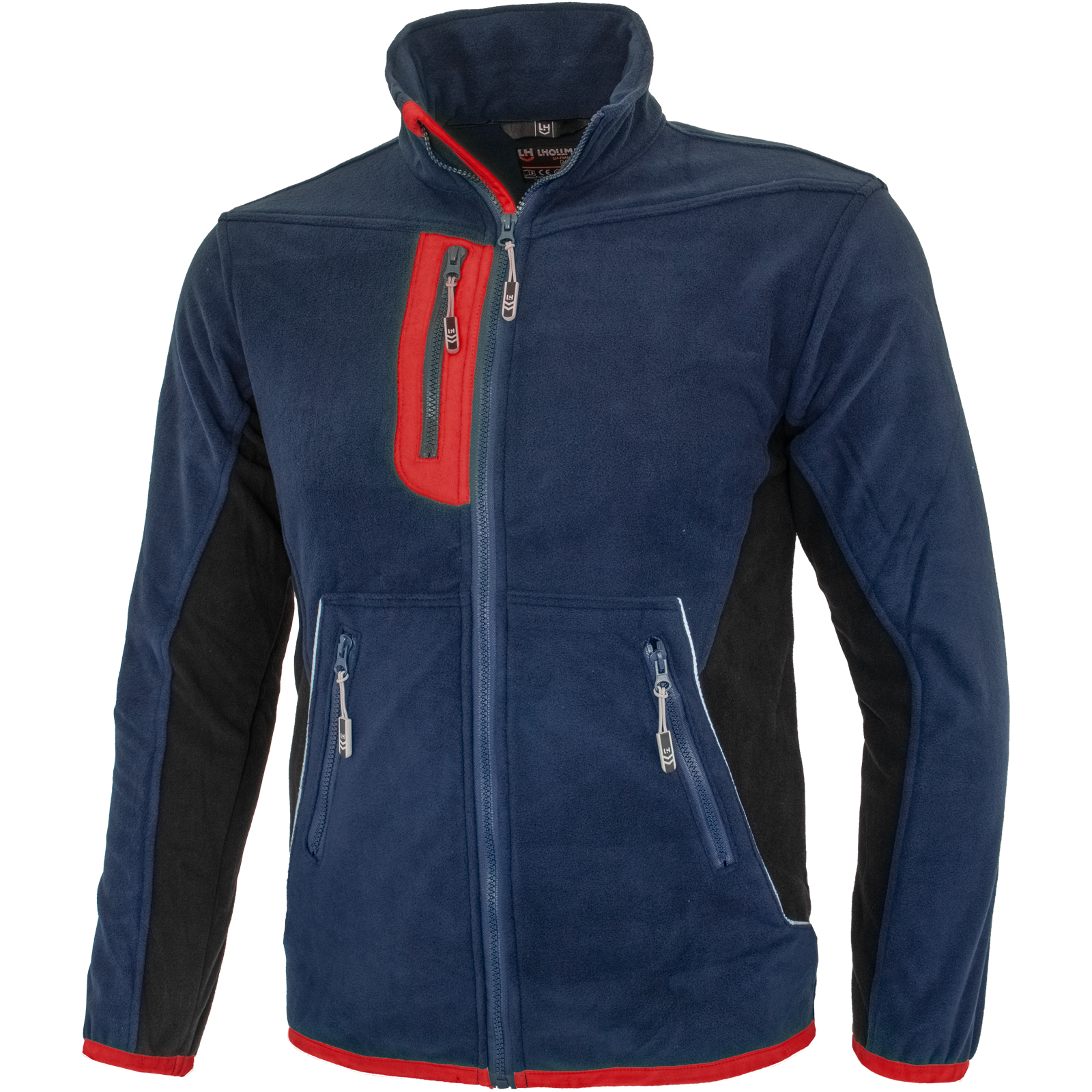 Fleecová pracovná mikina PROFI NAVY RED Fleecová pracovná mikina PROFI NAVY RED