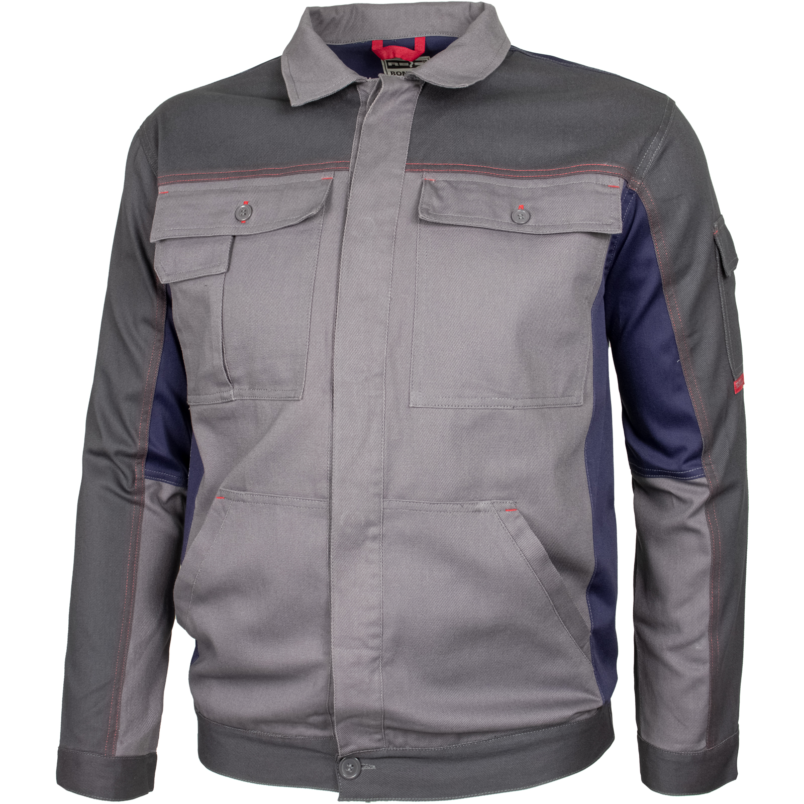 Bavlnená pracovná bunda DELUX STRONG GREY Bavlnená pracovná bunda DELUX STRONG GREY