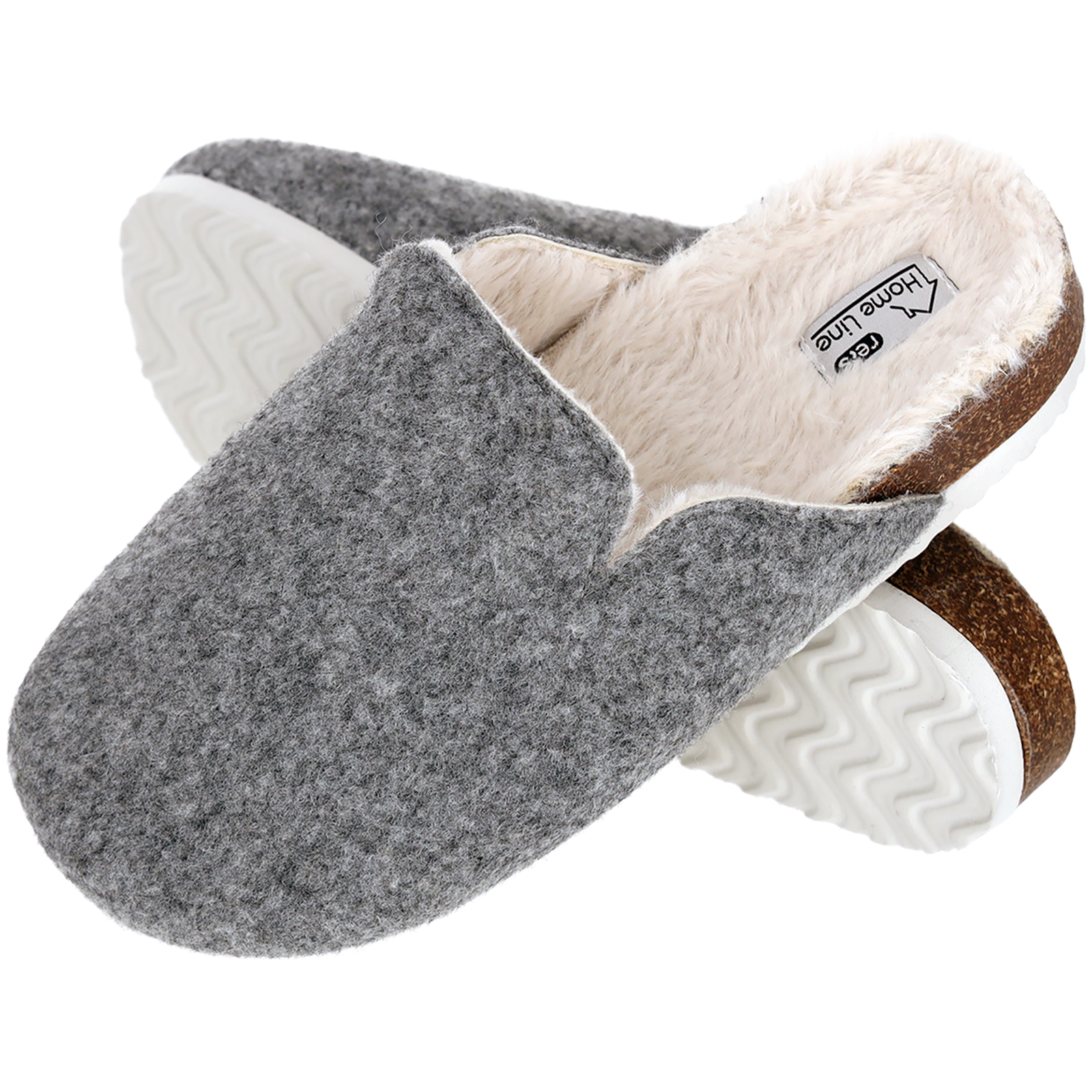 Papuče dámske CORK GREY Papuče dámske CORK GREY
