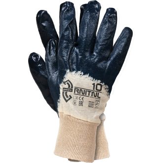 Pracovné rukavice nitrilové HARIX BLUE